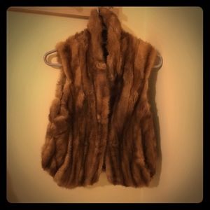 Vintage mink vest